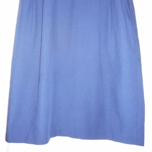 Sag Harbor Skirt Navy Blue Lined - Picture 2 of 6